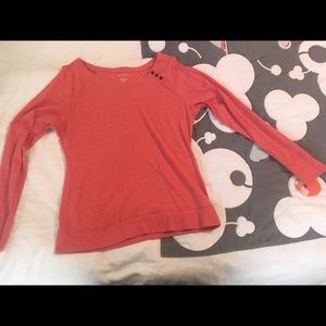NWOT Banana Republic Coral Long Sleeve Sweater